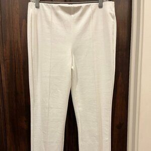 CHICOS Winter White Pull On Ponte Pant - Size 4